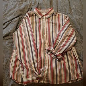 Stripes button up shirt